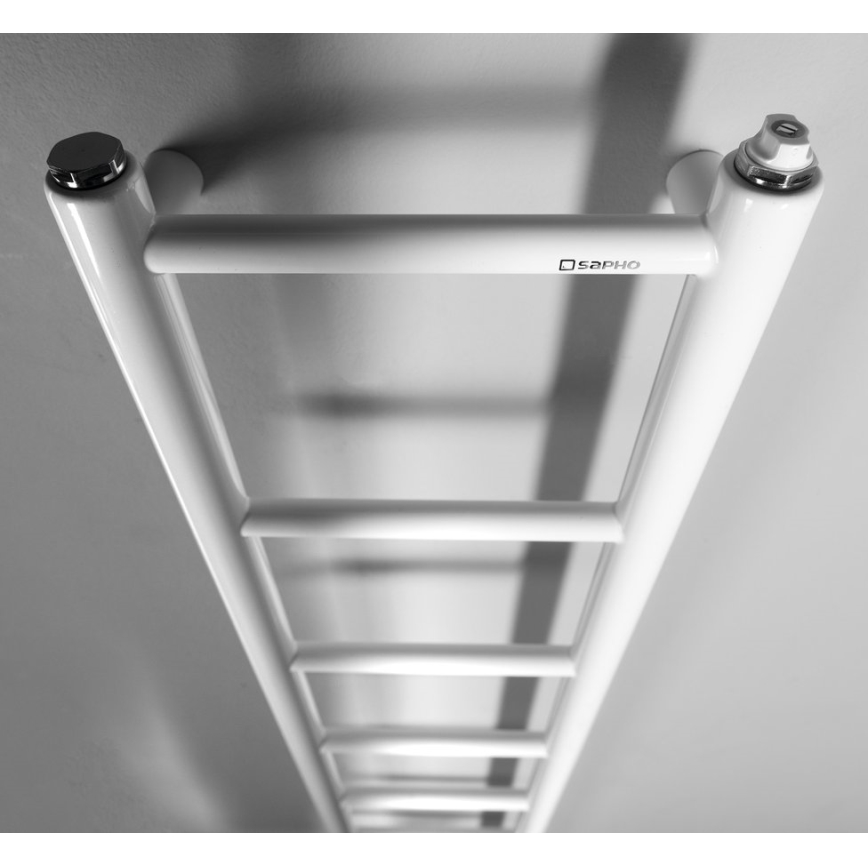 Sapho - DINA fürdőszobai törölközőszárító radiátor 282W 25x168 cm fehér