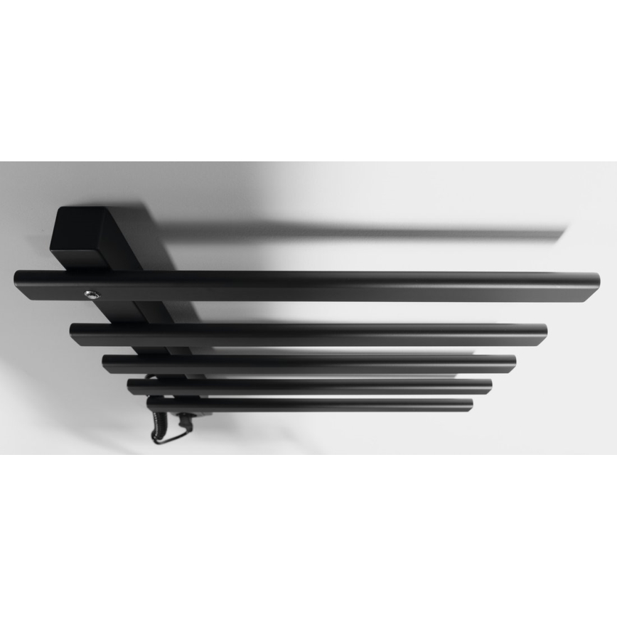 Sapho - Elektromos törölközőszárító ELCOR 63W/230V 48x52 cm matt fekete