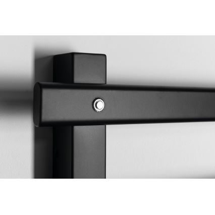 Sapho - Elektromos törölközőszárító ELCOR 63W/230V 48x52 cm matt fekete