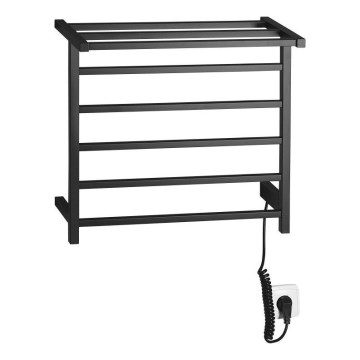 Sapho - Elektromos törölközőszárító ELZOR 60W/230V 47x50 cm matt fekete