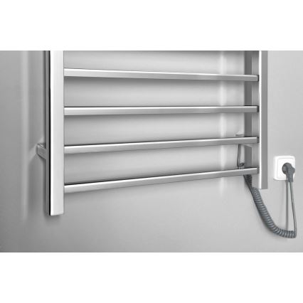 Sapho - Elektromos törölközőszárító ESKINADO 130W 150x60 cm nemesacél/fényes króm