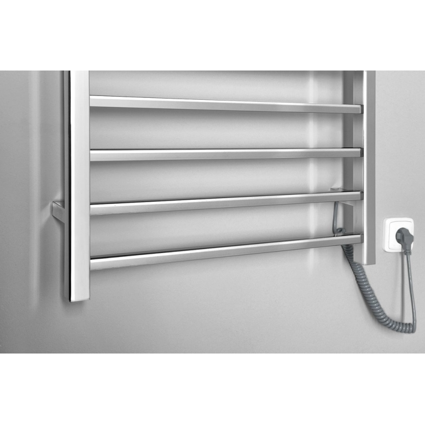 Sapho - Elektromos törölközőszárító ESKINADO 130W 150x60 cm nemesacél/fényes króm