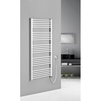 Sapho - Elektromos törölközőszárító METRO-E 500W 134x50 cm fehér