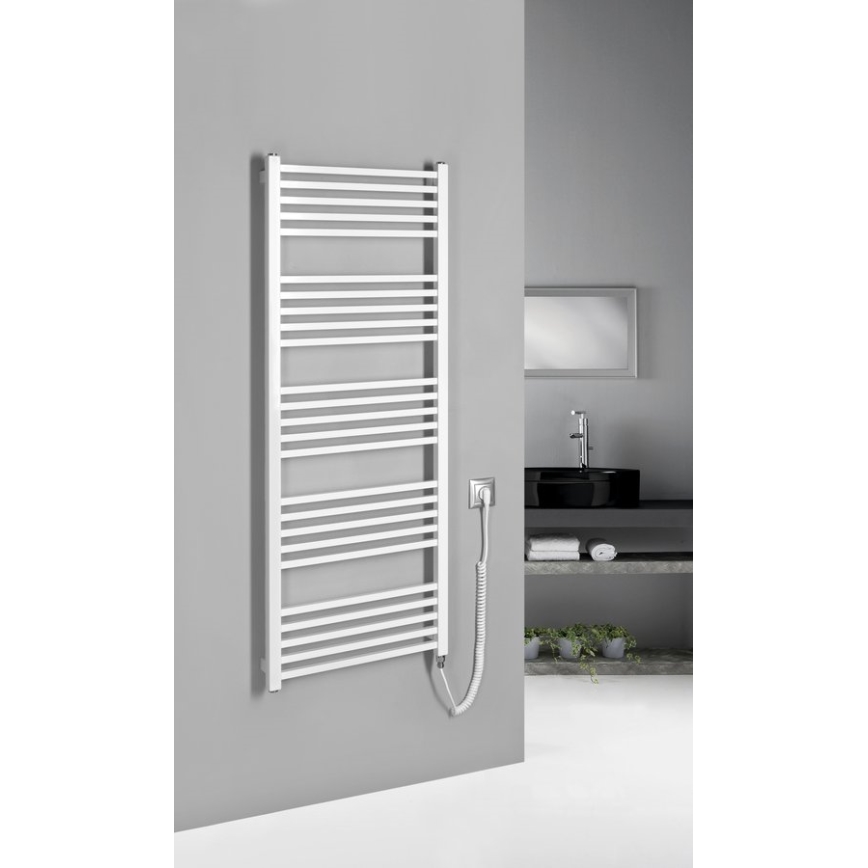 Sapho - Elektromos törölközőszárító METRO-E 500W 134x50 cm fehér
