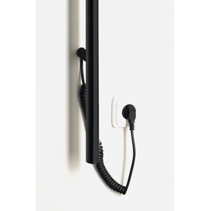 Sapho - Elektromos törölközőszárító PASADOR 30W/230V 150 cm matt fekete