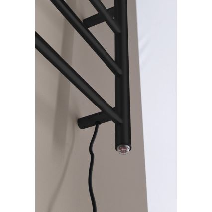Sapho - Elektromos törölközőszárító REDONDO 130Wn116x63 cm matt fekete