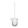Sapho - Falra szerelhető WC-kefe X-ROUND matt üveg/fehér