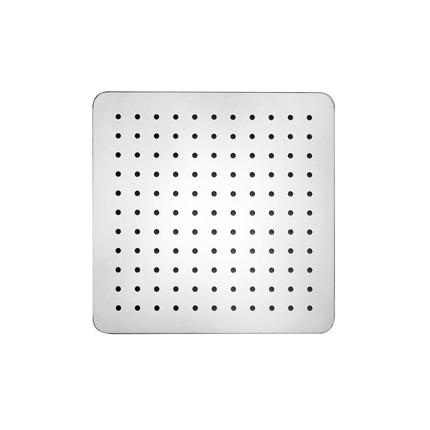 Sapho - Fejzuhany SLIM 25x25 cm csiszolt rozsdamentes