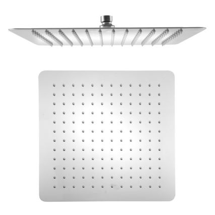 Sapho - Fejzuhany SLIM 30x30 cm csiszolt rozsdamentes