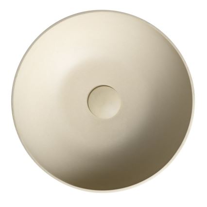 Sapho - FORMIGO ráépíthető mosdó Ø 39 cm, beton/bézs