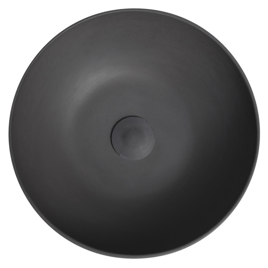 Sapho - FORMIGO ráültethető mosdó átm. 39 cm beton/antracit