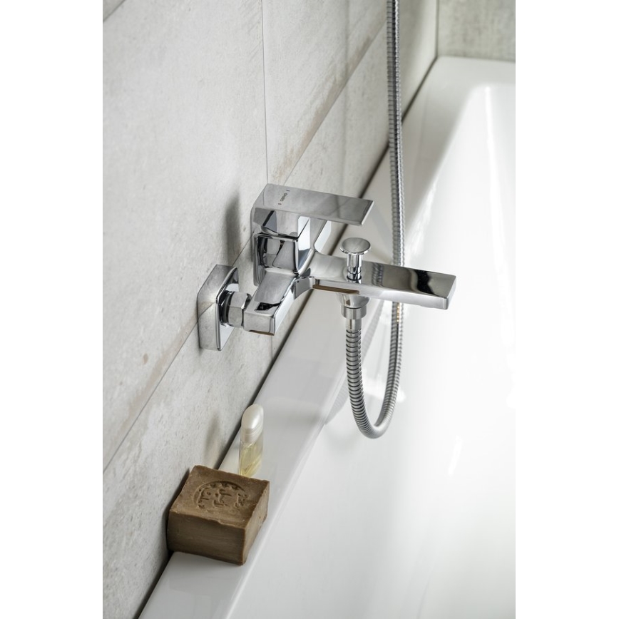 Sapho - Fürdőcsap CUBEMIX fényezett króm