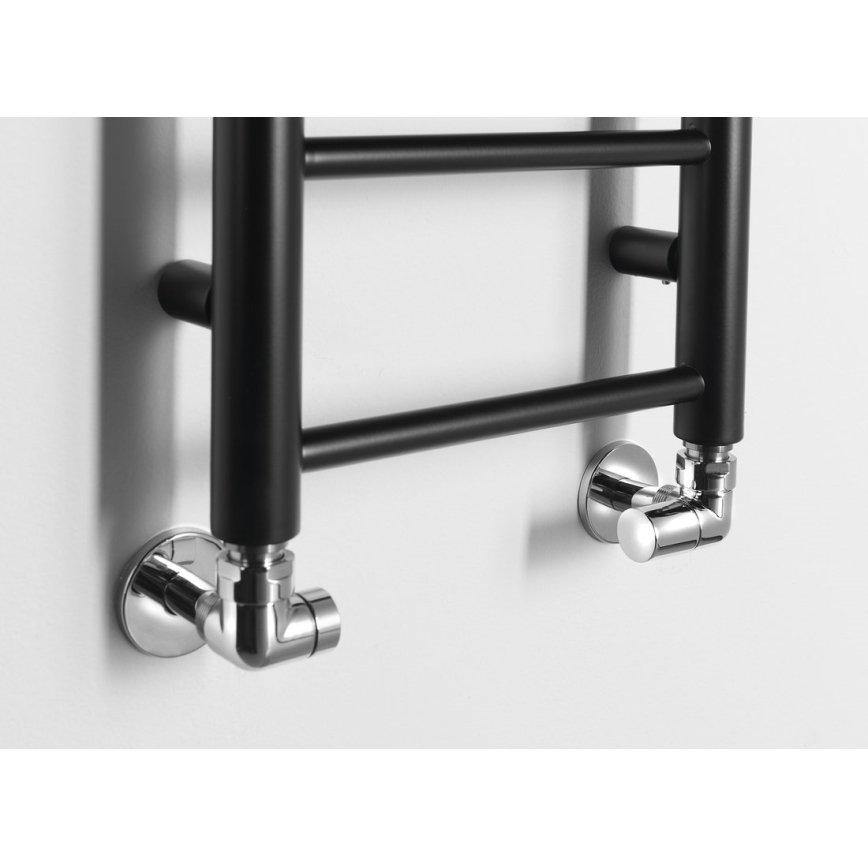 Sapho - Fürdőszobai radiátor DINA 278W 30x138 cm matt fekete