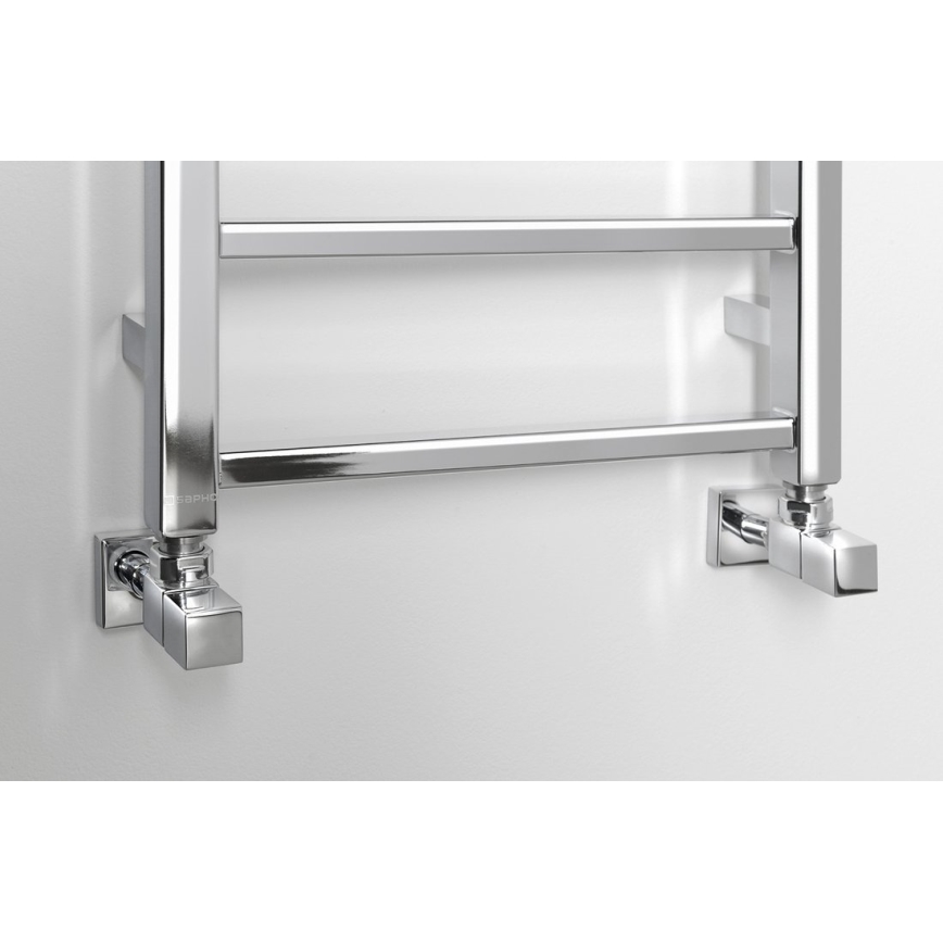 Sapho - Fürdőszobai radiátor METRO LIGHT 150x40 cm fényes króm