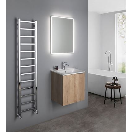 Sapho - Fürdőszobai radiátor METRO LIGHT 276W/230V 30x150 cm fényes króm