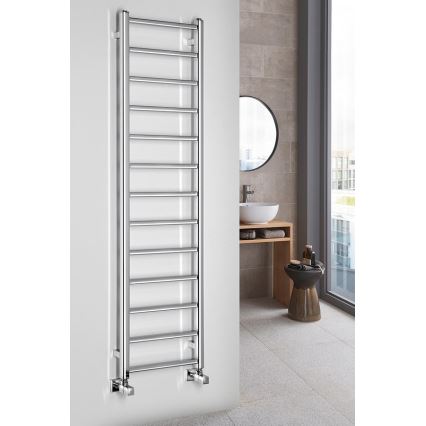Sapho - Fürdőszobai radiátor METRO LIGHT 323W/230V 40x150 cm fényes króm