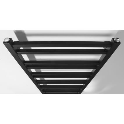 Sapho - Fürdőszobai törölközőradiátor METRO DOS 110x50 cm matt fekete