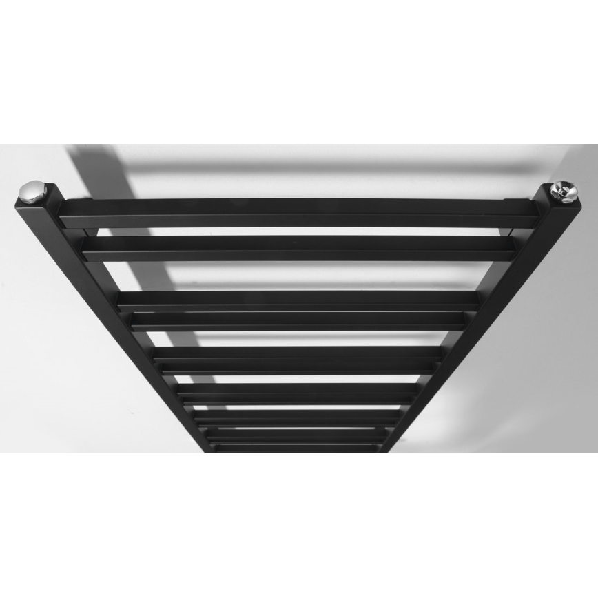 Sapho - Fürdőszobai törölközőradiátor METRO DOS 110x50 cm matt fekete