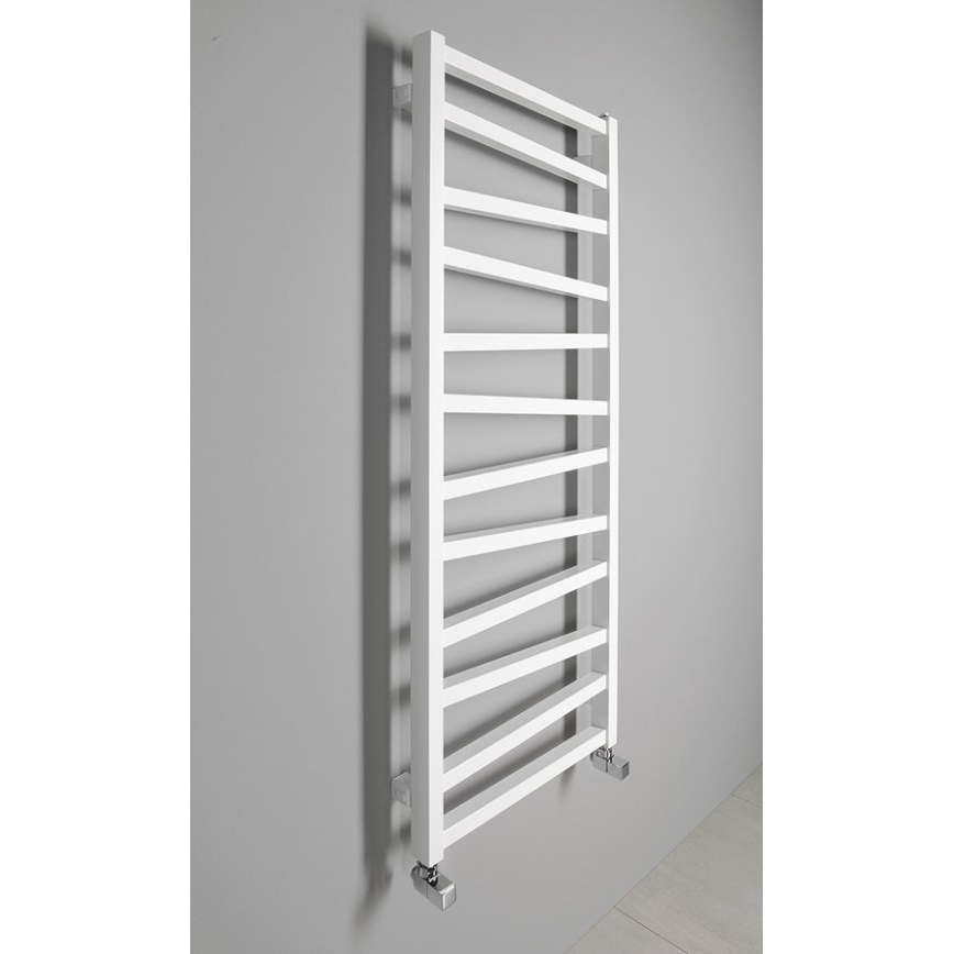 Sapho - Fürdőszobai törölközőszárító radiátor ZIG 133x50 cm fehér