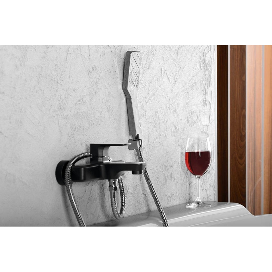 Sapho - Kézi zuhany öntisztító rendszerrel, fényes króm