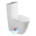 Sapho - kombinált WC TURKU alsó/hátsó lefolyás kerámia/fehér