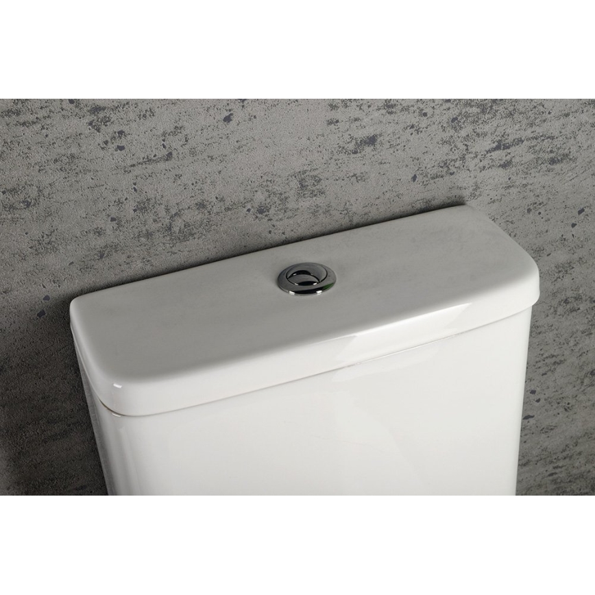 Sapho - kombinált WC TURKU alsó/hátsó lefolyás kerámia/fehér