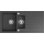 Sapho - konyhai mosogató 100x50 cm gránit/fekete