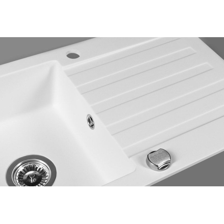 Sapho - konyhai mosogató 78x44 cm gránit/fehér