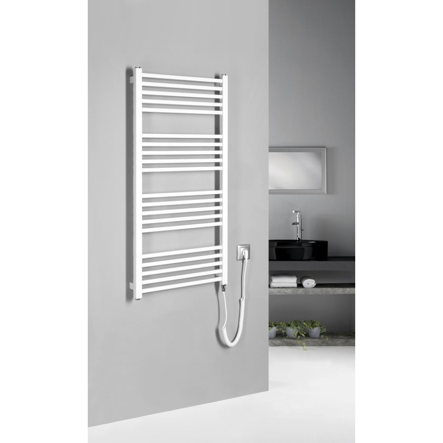 Sapho - METRO-E elektromos törölközőszárító 400W 106x50 cm fehér