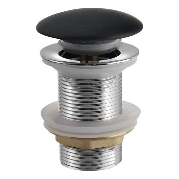 Sapho - Mosdó leeresztő Click-Clack BLOK, átm. 6,7 cm marquin/matt fekete