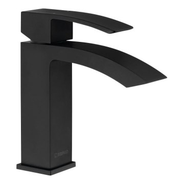 Sapho - Mosdócsaptelep GINKO 15,6 cm matt fekete