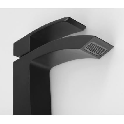 Sapho - Mosdócsaptelep GINKO 15,6 cm matt fekete