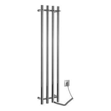Sapho - PAPINADO elektromos törölközőszárító 85W 120x26 cm, fényes króm, jobb oldali