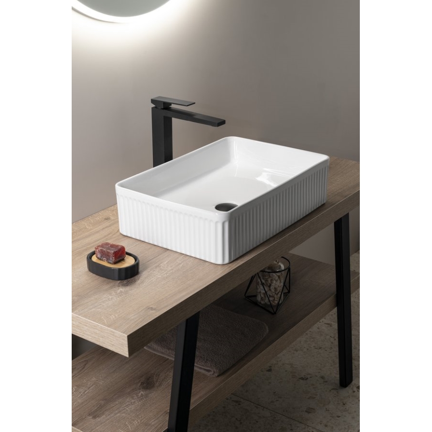 Sapho - PICOBELLO ráépíthető mosdó 50x34 cm kerámia/fehér
