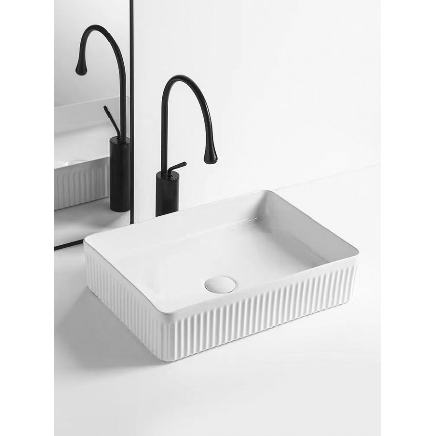 Sapho - PICOBELLO ráépíthető mosdó 50x34 cm kerámia/fehér