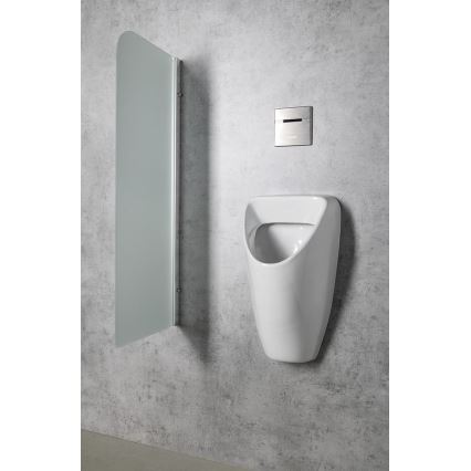 Sapho - Piszoár elválasztó 40x100 cm homokfúvott üveg