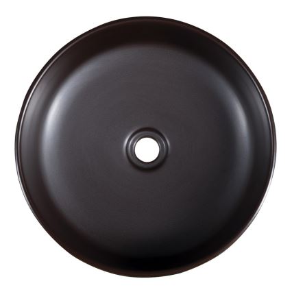 Sapho - PRIORI pultfelületre helyezhető mosdó, Ø 41 cm, barna/kék