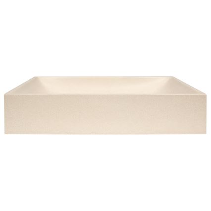 Sapho - Pult fölé szerelhető mosdó 58x36 cm beton/bézs