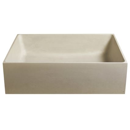 Sapho - Ráültethető mosdó FORMIGO 47,5x36,5 cm beton/bézs
