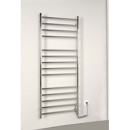 Sapho - REDONDO elektromos törölközőszárító 130W 116x63 cm fényes króm