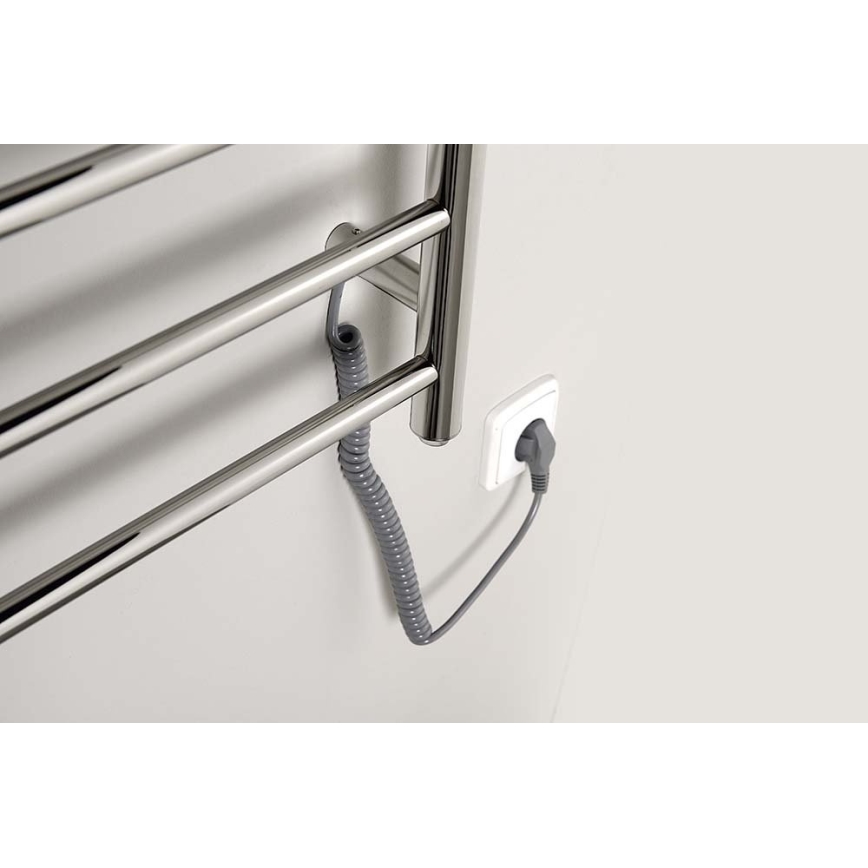 Sapho - REDONDO elektromos törölközőszárító 130W 116x63 cm fényes króm