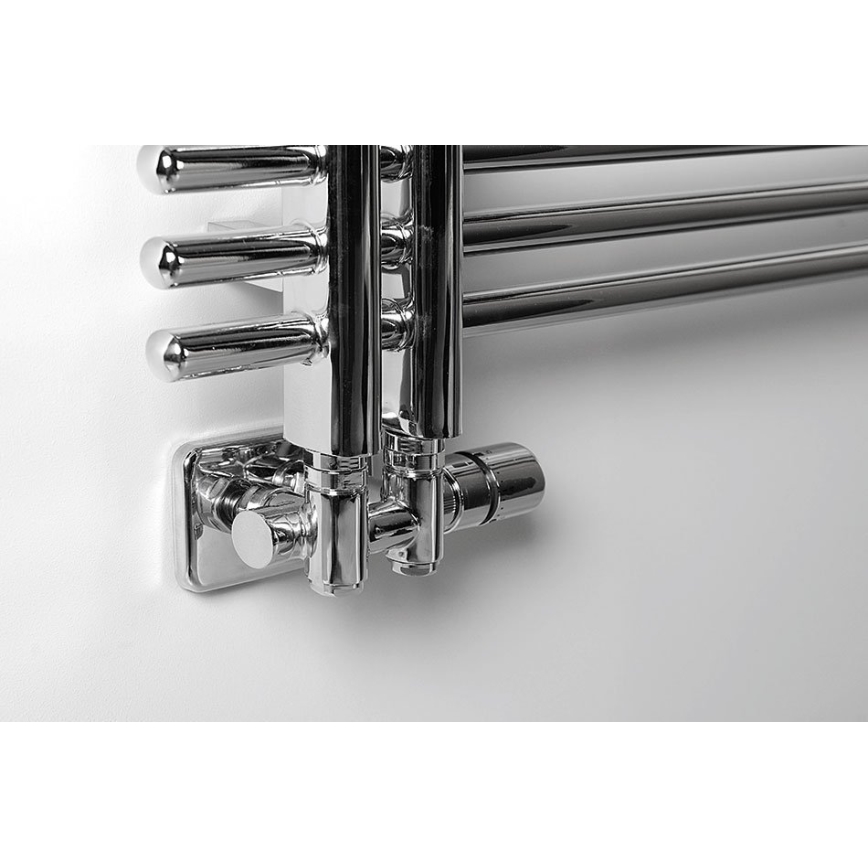 Sapho - Termosztátos csatlakozó készlet középső csatlakozáshoz TWIN COMBI jobb oldali/fényes króm