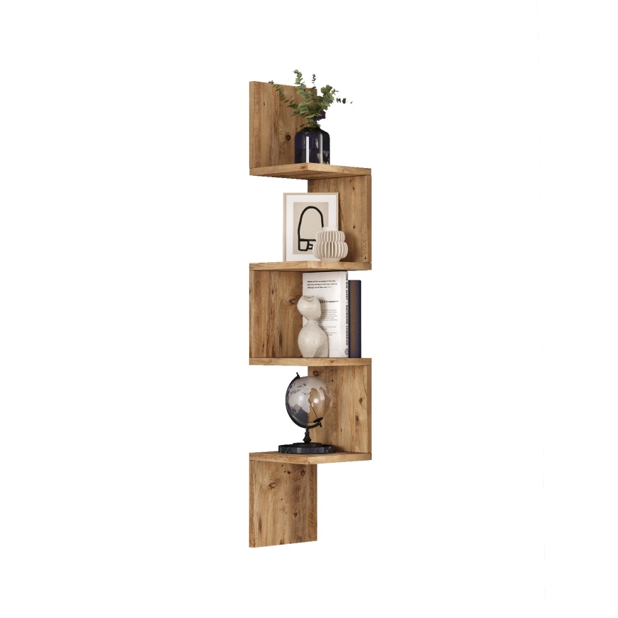 Sarok fali polc 117,2x22 cm atlanti fenyő