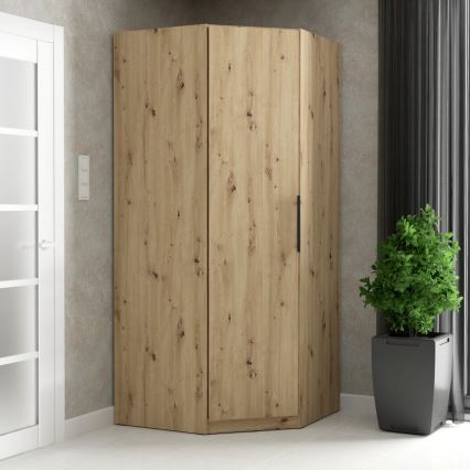 Sarok gardróbszekrény MARO 94x213 cm artisan tölgy