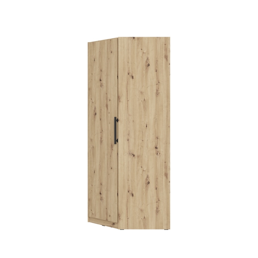 Sarok gardróbszekrény MARO 94x213 cm artisan tölgy