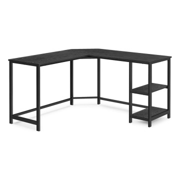 Sarokíróasztal SOLEA fekete