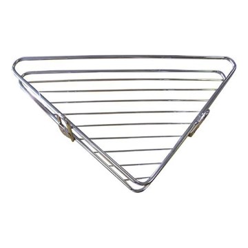 Sarokpolc zuhanyzóba 25x34 cm, fényes króm