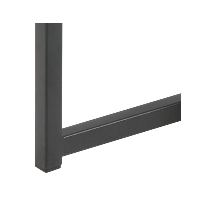 SARON dohányzóasztal szett, 2 db, tölgy/fekete