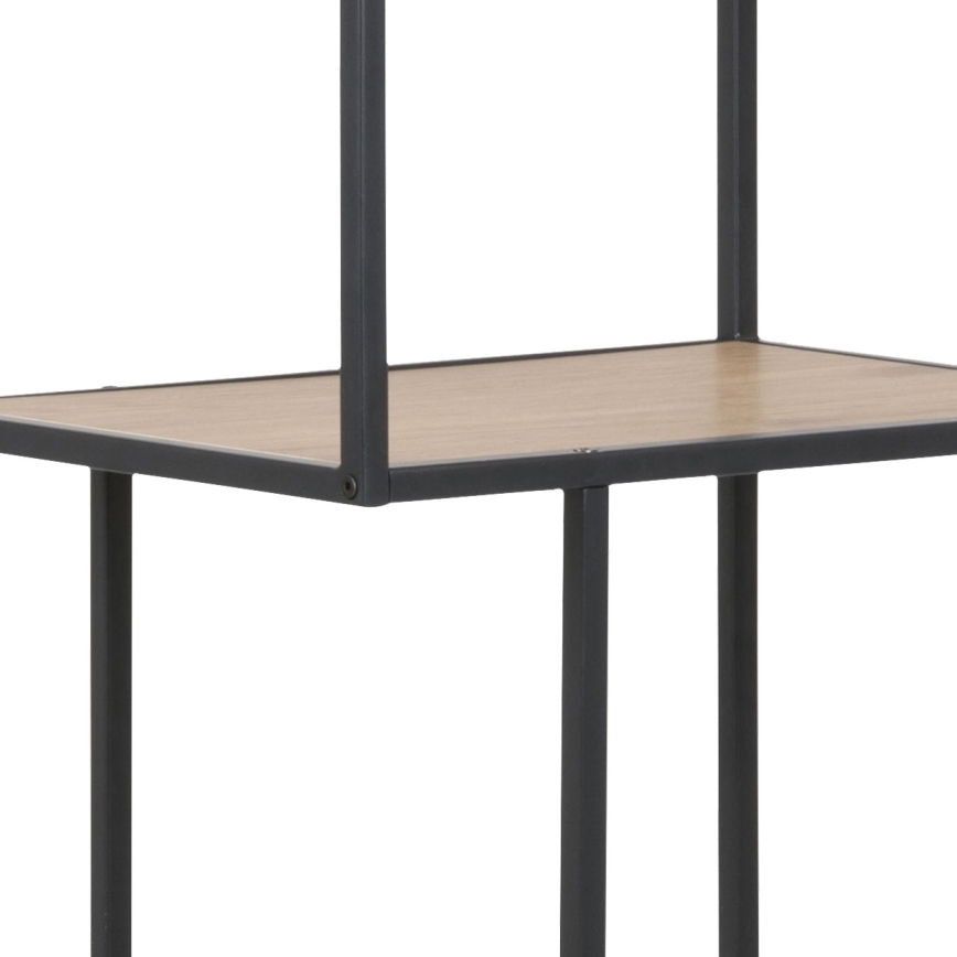 SARON könyvszekrény tölgy/fekete