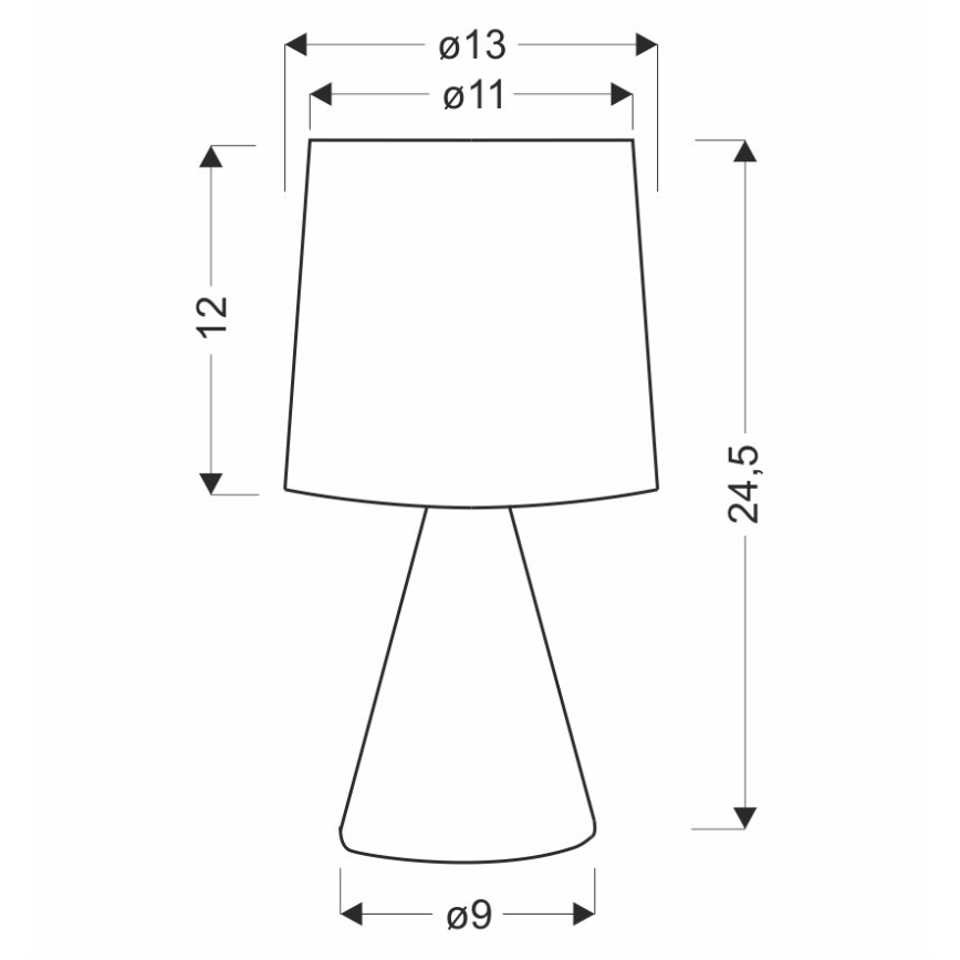 SATTI asztali lámpa 1xE14/40W/230V bézs